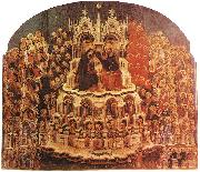 JACOBELLO DEL FIORE Coronation of the Virgin sf oil on canvas